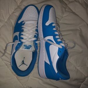 Low dunks Air forces. Blue and white. Brand new